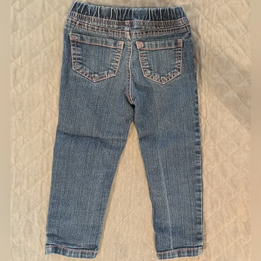 3T Striped Purple Top and Blue Jeans Set